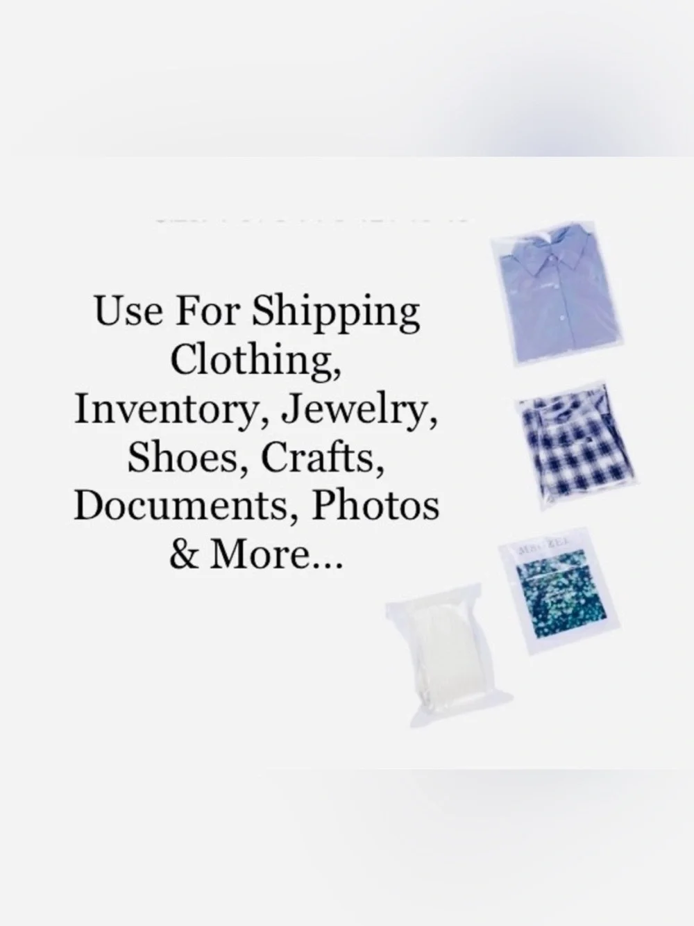 80pcs  Shipping Bundle ~New~   10” x13” & 12” x 16” Bags & Stickers ~New~